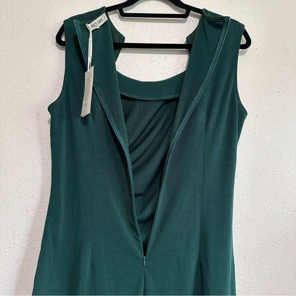 GRACE KARIN Bodycon Dress Slim Fit Cross Over Fishtail Sheath Pencil Dress - Picture 11 of 14